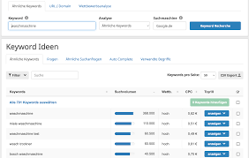 keyword analyse seo