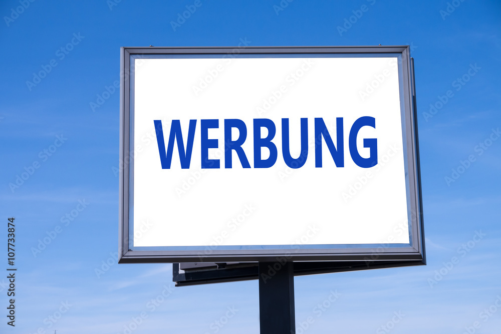 werbung text