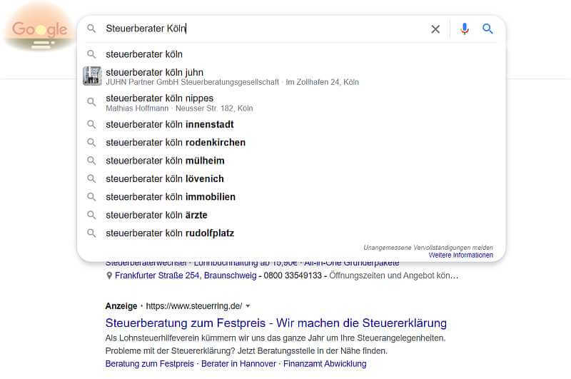 google werbung
