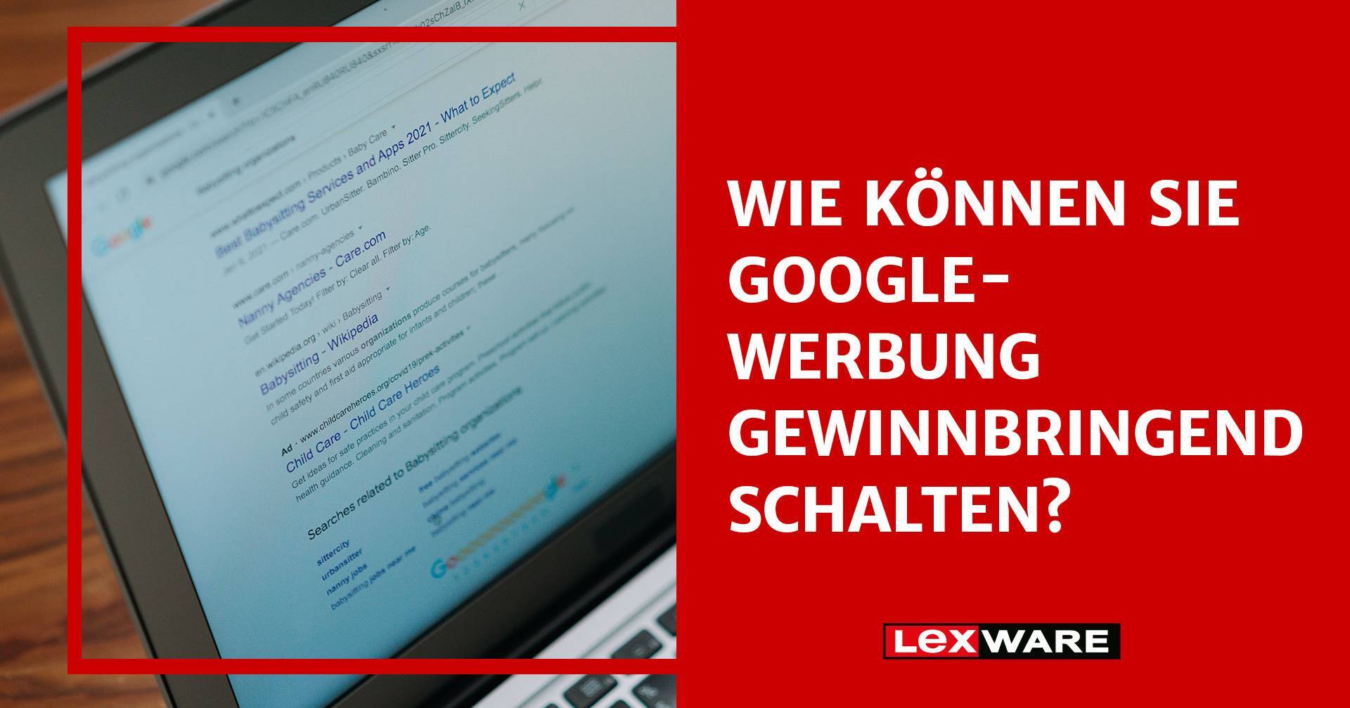 werbung bei google suche