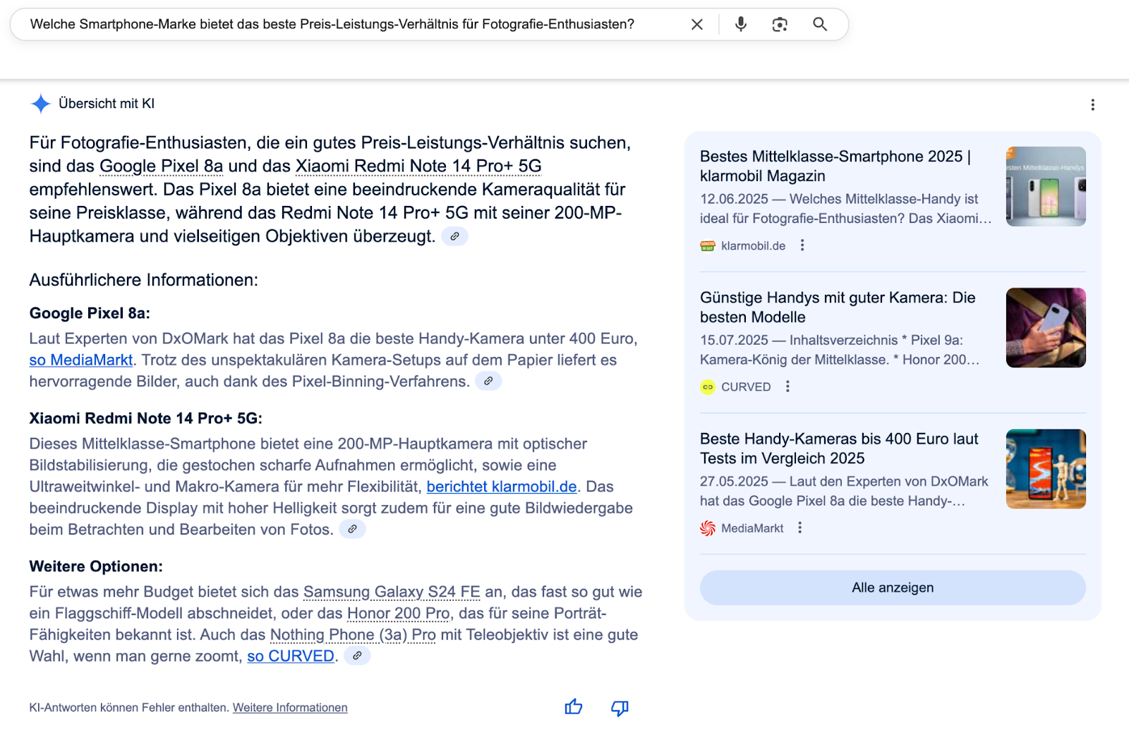 google suchergebnisse optimieren